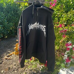 VETEMENTS TOTAL F DARKNESS HOODIE